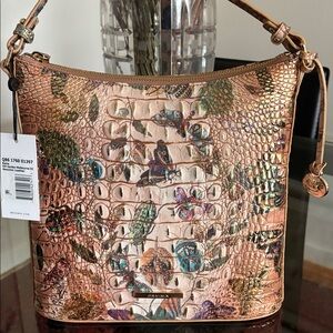 Brahmin Katie Leather Hill Garden Melbourne crossbody bag NWT